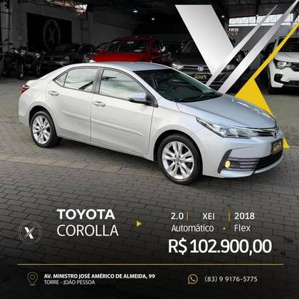 TOYOTA COROLLA 1.8 GLI 16V FLEX 4P AUTOMÁTICO TOYOTA COROLLA 1.8 GLI 16V FLEX 4P AUTOMÁTICO